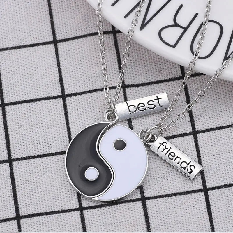 Best Friend Pendant Necklace - Big Sis, Middle Sis and Little Sis - Girls