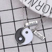 Best Friend Pendant Necklace - Big Sis, Middle Sis and Little Sis - Girls