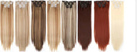 Long Straight Clip-in Synthetic Hair Extensions for Women and Girls