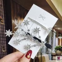 Luxury Crystal Hair Pin/Clip Sets for Women and Girls - 1 to 3 Pieces in Gold or Silver