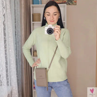 Mini Leather Crossbody Phone Bags with Touch Screen Phone Fashion for Women and Girls - Shoulder Phone Bags