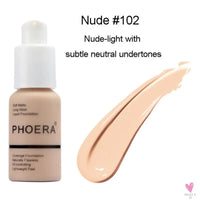 Moisturizing Liquid Matte Oil Control Foundation for Women and Girls - Waterproof/Full Coverage