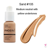 Moisturizing Liquid Matte Oil Control Foundation for Women and Girls - Waterproof/Full Coverage