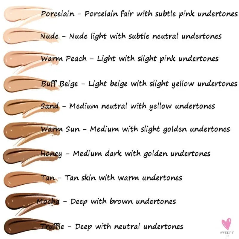 Moisturizing Liquid Matte Oil Control Foundation for Women and Girls - Waterproof/Full Coverage