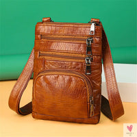 Multi-pockets Casual Crossbody Shoulder Bags for Women & Girls - Retro Flap Handbag/Purse Fashion
