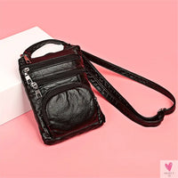Multi-pockets Casual Crossbody Shoulder Bags for Women & Girls - Retro Flap Handbag/Purse Fashion