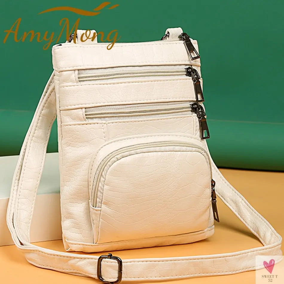 Multi-pockets Casual Crossbody Shoulder Bags for Women & Girls - Retro Flap Handbag/Purse Fashion
