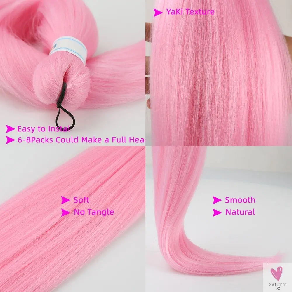 Natifah Synthetic Hair Extension Braids for Women and Girls; Kanekalon Hair For Braids (1 Pc/Lot)