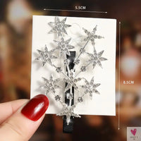 Rhinestone/Pearl Hairpins/Hair Clips in Geometric Patterns for Women & Girls