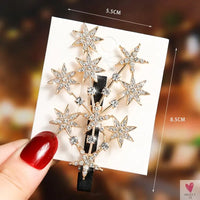 Rhinestone/Pearl Hairpins/Hair Clips in Geometric Patterns for Women & Girls