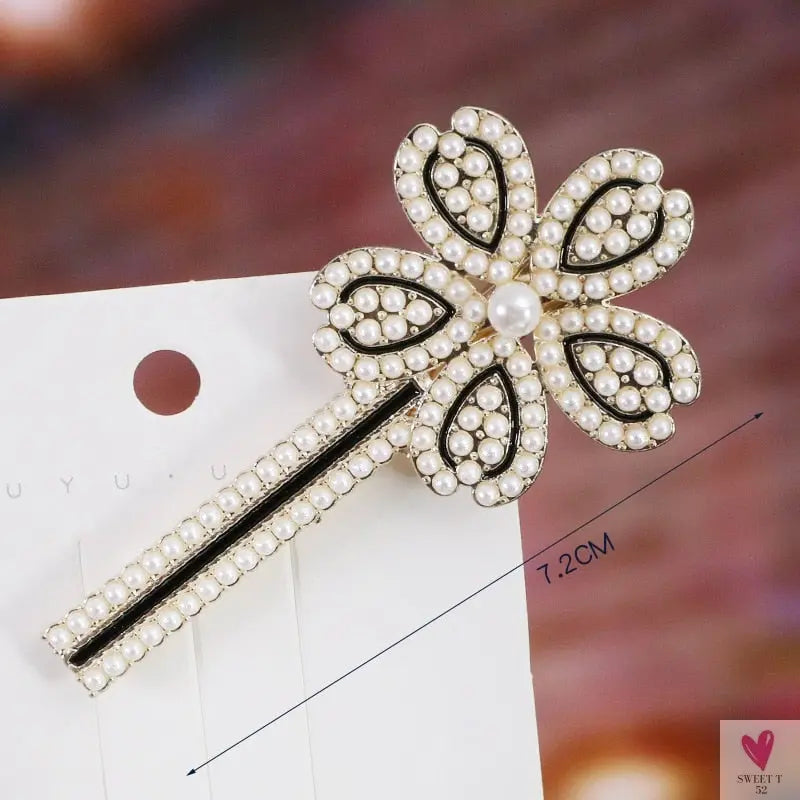 Rhinestone/Pearl Hairpins/Hair Clips in Geometric Patterns for Women & Girls