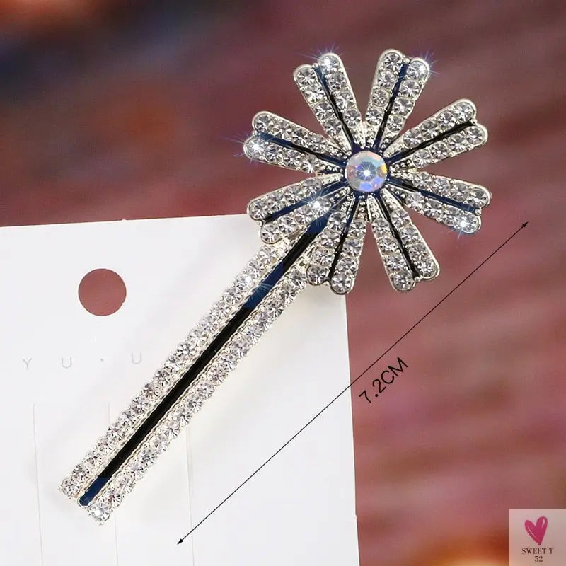 Rhinestone/Pearl Hairpins/Hair Clips in Geometric Patterns for Women & Girls
