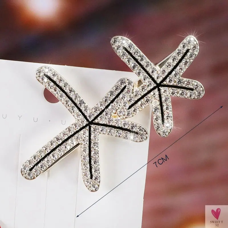 Rhinestone/Pearl Hairpins/Hair Clips in Geometric Patterns for Women & Girls