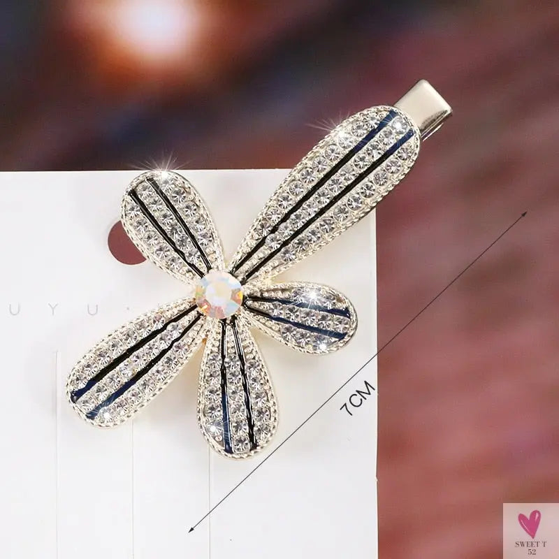 Rhinestone/Pearl Hairpins/Hair Clips in Geometric Patterns for Women & Girls