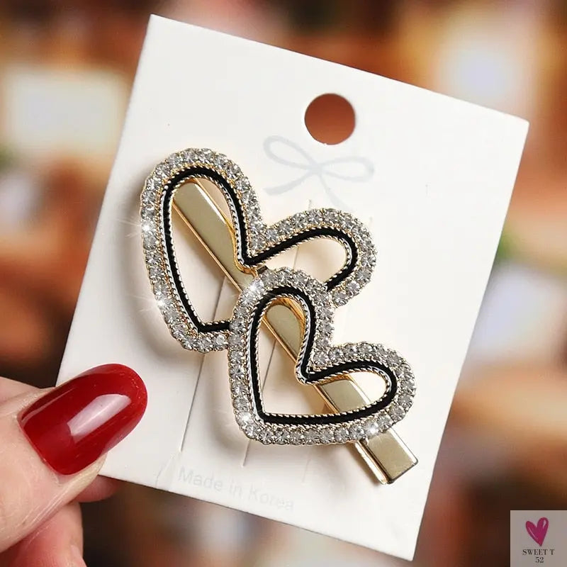 Rhinestone/Pearl Hairpins/Hair Clips in Geometric Patterns for Women & Girls
