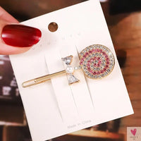 Rhinestone/Pearl Hairpins/Hair Clips in Geometric Patterns for Women & Girls