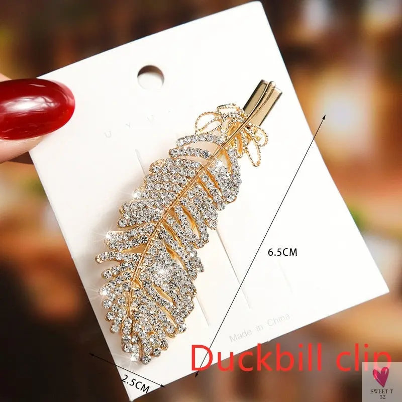 Rhinestone/Pearl Hairpins/Hair Clips in Geometric Patterns for Women & Girls