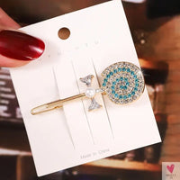 Rhinestone/Pearl Hairpins/Hair Clips in Geometric Patterns for Women & Girls