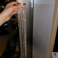 Rhinestone Tassel Hair Accessory for Women and Girls - Long Hair and Braids to Add Sparkle