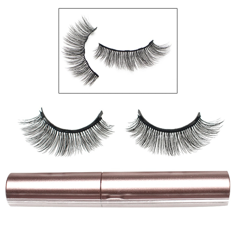 Magnetic Eyelash and Eyeliner Set for Women and Girls - 1 set of Lashes Plus Liner for Casual Wear