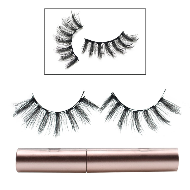 Magnetic Eyelash and Eyeliner Set for Women and Girls - 1 set of Lashes Plus Liner for Casual Wear