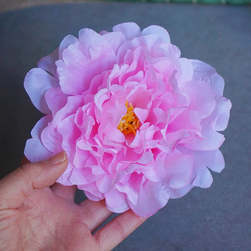 Big Hair Flower Clip for Women and Girls in Lovely Colors for Natural or Straight Styles