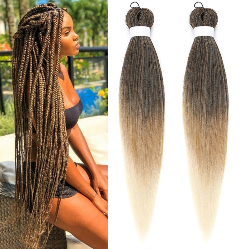 Natifah Synthetic Hair Extension Braids (3 Pcs Lot) for Women and Girls, Synthetic Kanekalon Hair For Braids