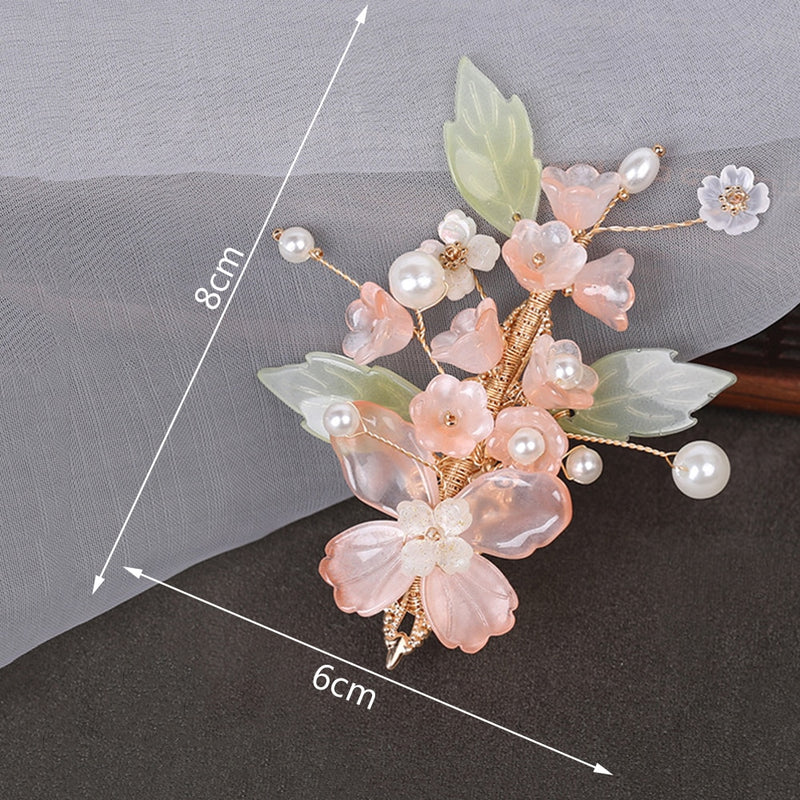 Handmade Acrylic Flower Style Hair Clip for Women and Girls - Chic Hair Jewelry