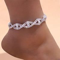Elastic Anklet, Stretch Anklet, Barefoot Jewelry for Women and Girls