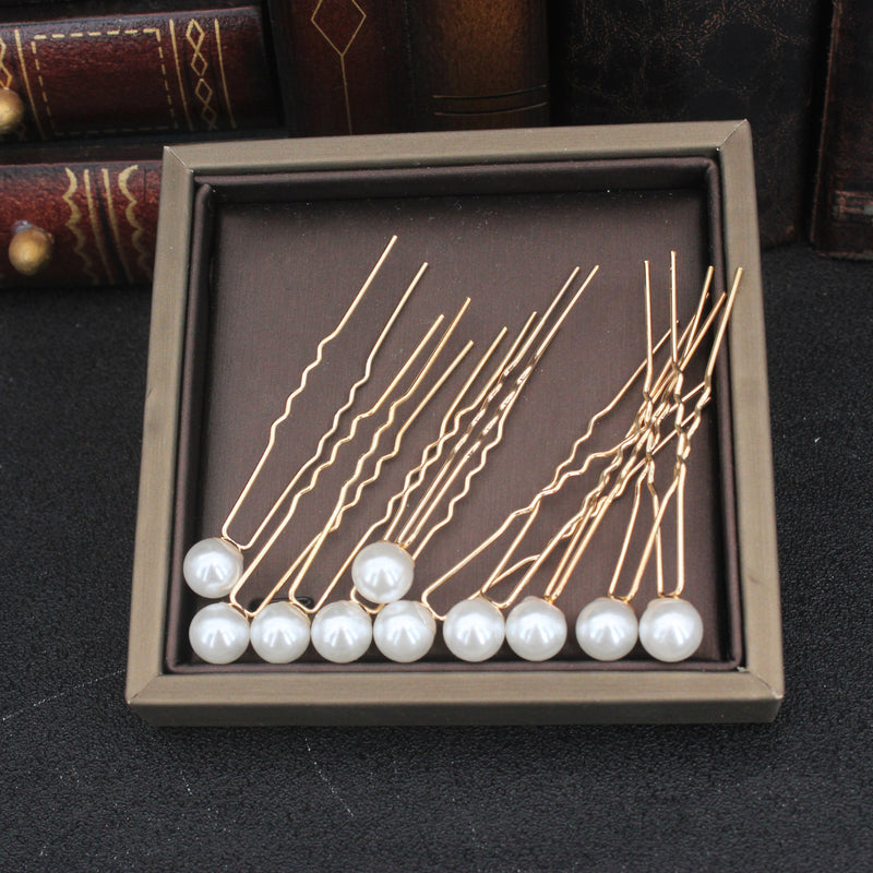 Decorative White Pearl Hair Wear for Women & Girls - Weddings/Festivals/Special Occasions