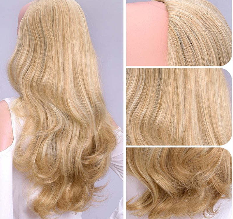 24'' Half Synthetic Hair Extension/Wig for Women and Girls, Light Weight, Comfortable