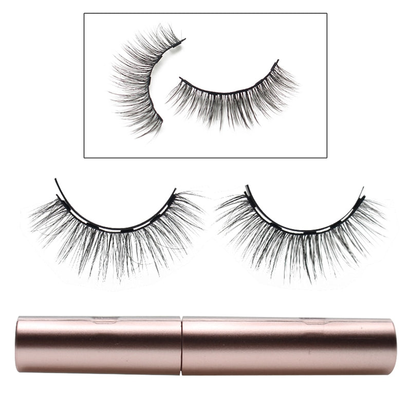 Magnetic Eyelash and Eyeliner Set for Women and Girls - 1 set of Lashes Plus Liner for Casual Wear