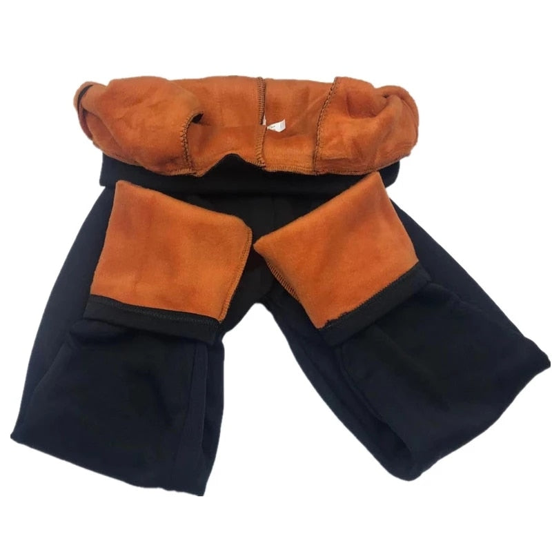 Fleece Legging Pants for Women and Girls, Soft & Thick With High Waist & Pencil Legs