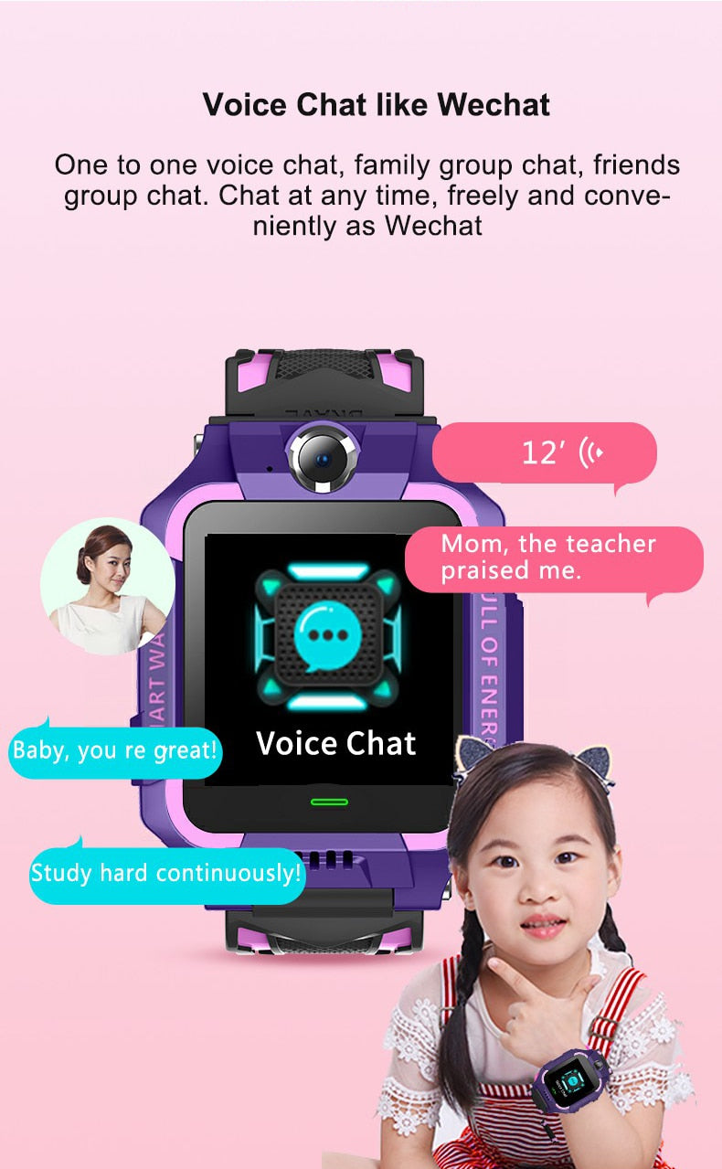 Children's (Boys and Girls) Smart Watch - Water Resistant With Sim Card