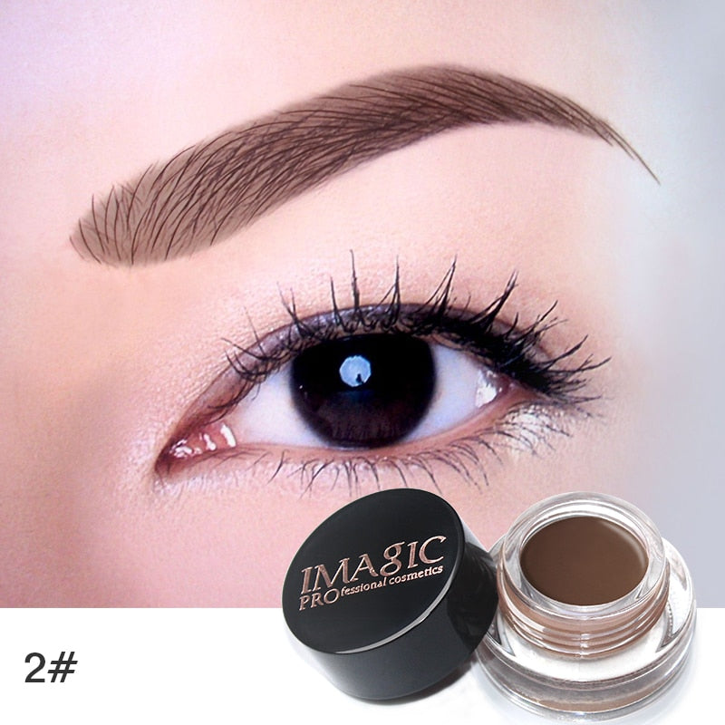 Professional Eyebrow Gel in 6 Colors - Eyebrow Enhancer, Tint Makeup for Women and Girls with Brow Brush Tools