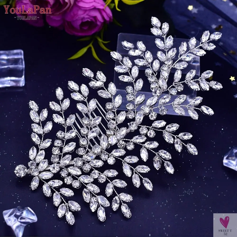 Shiny Bridal Headdress - Luxury Wedding Headband - Women's Hair Accessories, Queen Headpiece, Party, Banquet Headwear