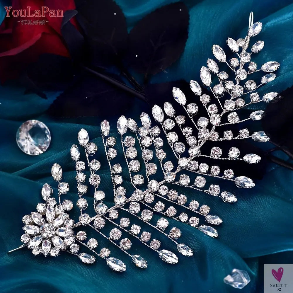 Shiny Bridal Headdress - Luxury Wedding Headband - Women's Hair Accessories, Queen Headpiece, Party, Banquet Headwear