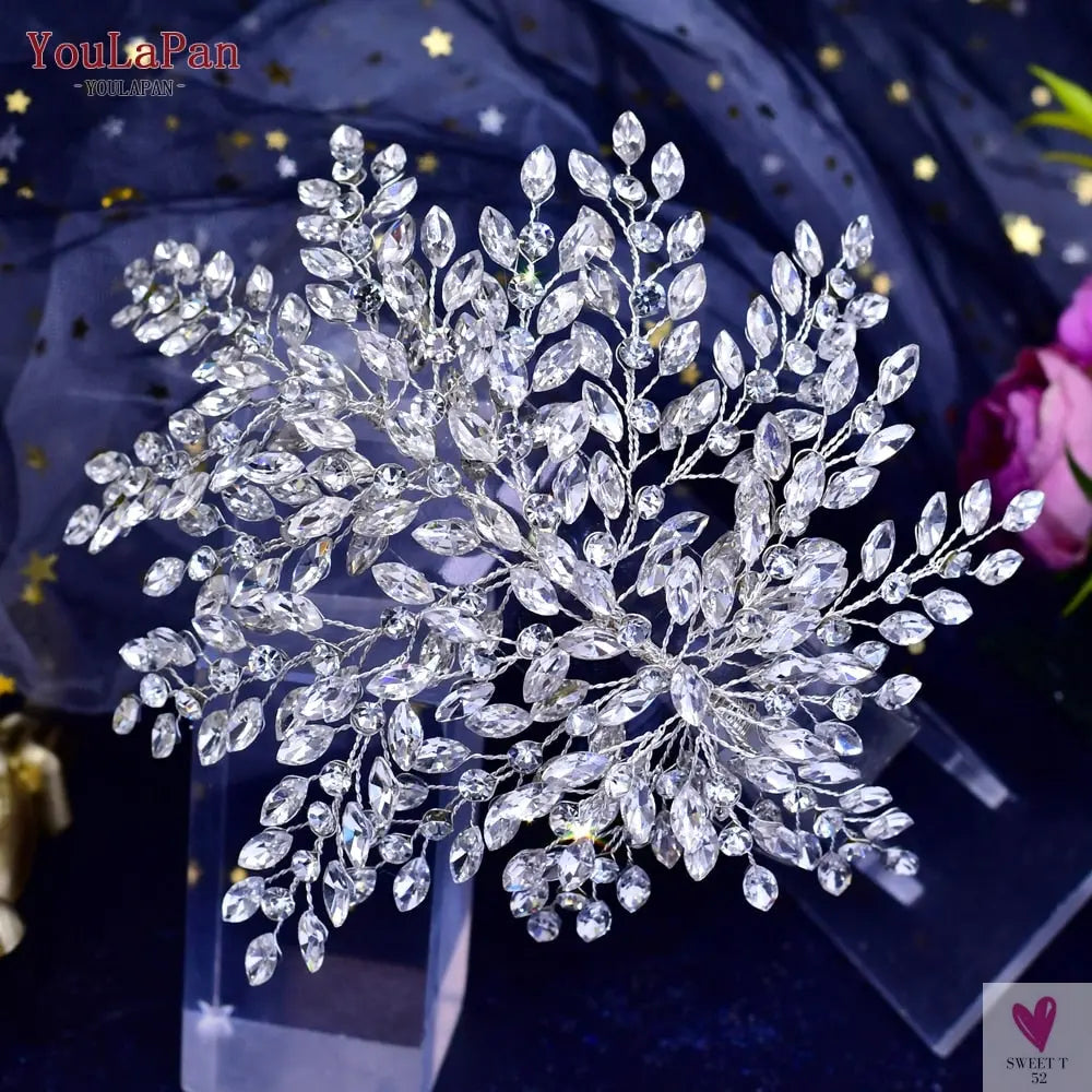 Shiny Bridal Headdress - Luxury Wedding Headband - Women's Hair Accessories, Queen Headpiece, Party, Banquet Headwear