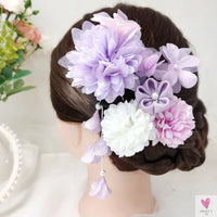 Silk Chrysanthemum Flower Accessory Set for Women and Girls for Chic Hair Styles
