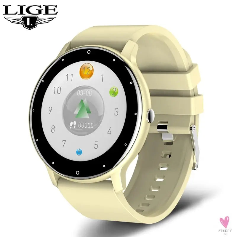 Sports Smart Watch for Men/Women, Fitness Tracker, Sleep Tracker, Heart Rate, Blood Pressure, Alarm & More