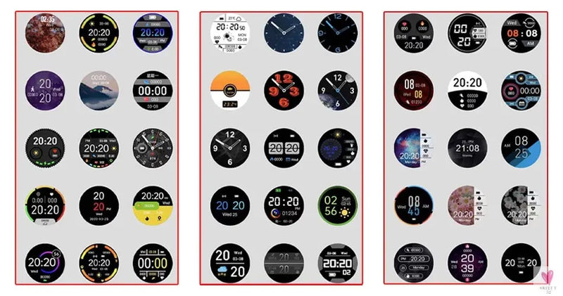 Sports Smart Watch for Men/Women, Fitness Tracker, Sleep Tracker, Heart Rate, Blood Pressure, Alarm & More