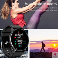 Sports Smart Watch for Men/Women, Fitness Tracker, Sleep Tracker, Heart Rate, Blood Pressure, Alarm & More