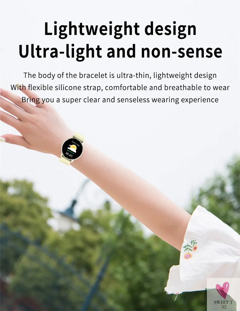 Sports Smart Watch for Men/Women, Fitness Tracker, Sleep Tracker, Heart Rate, Blood Pressure, Alarm & More