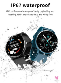 Sports Smart Watch for Men/Women, Fitness Tracker, Sleep Tracker, Heart Rate, Blood Pressure, Alarm & More