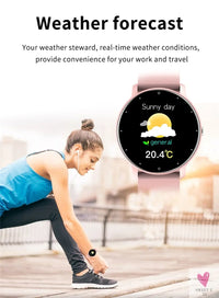 Sports Smart Watch for Men/Women, Fitness Tracker, Sleep Tracker, Heart Rate, Blood Pressure, Alarm & More