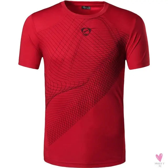 Sports Workout T-Shirt for Men and Boys, Running, Soccer, Biking, Gym Fitness Tee