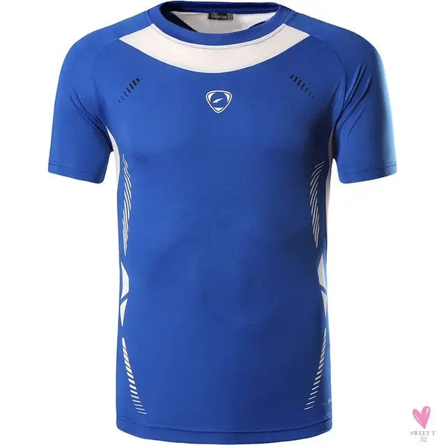 Sports Workout T-Shirt for Men and Boys, Running, Soccer, Biking, Gym Fitness Tee