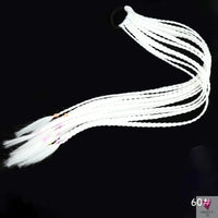Synthetic Gradient Color Braided Ponytail - 60 CM Elastic Rubber Band Braiding Pony Tail Hair Extensions For Girls