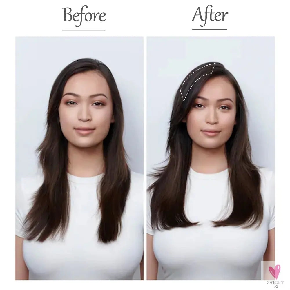 Synthetic Hair Pads, Invisible Seamless Clip In Hair Extension for Women and Girls, Increase Hair - Top/Side/Cover Hairpiece, 1 Piece