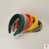 Thick Wide Velvet Headbands for Women - Soft and Adjustable